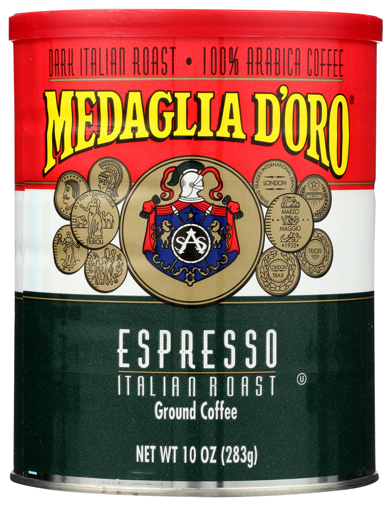 Medaglia D'oro Coffee, Ground, Dark, Espresso Italian Roast