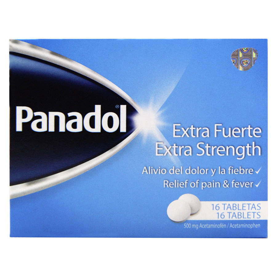 Panadol Pastillas Extra Fuerte 16 Un