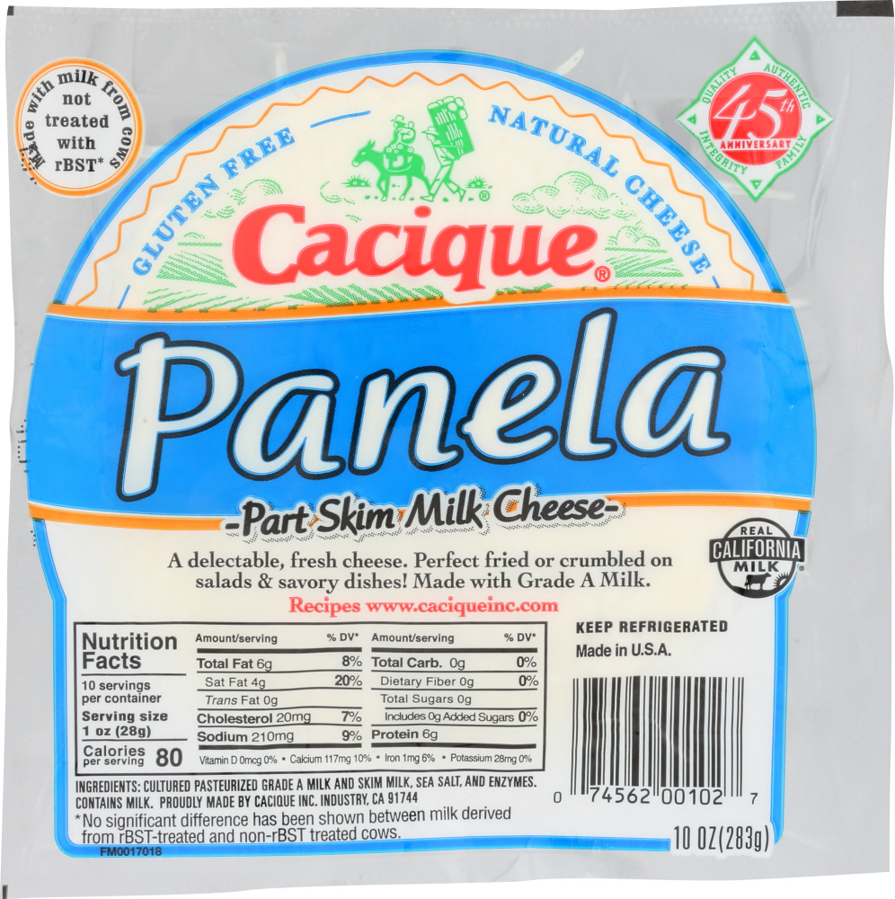 Cacique Panela Part Skim Milk Cheese 12 Oz