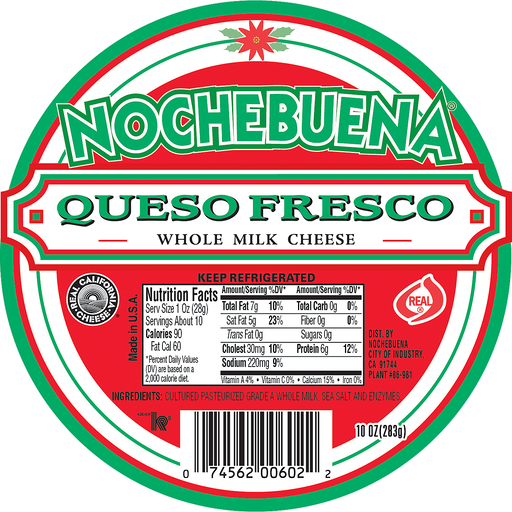 Nochebuena Queso Fresco