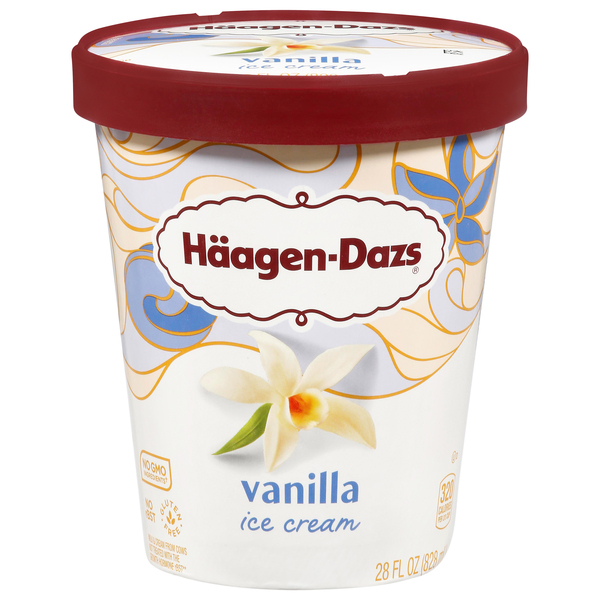 Haagen-Dazs Ice Cream, Vanilla 28 Fl Oz