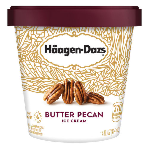 Haagen-Dazs Häagen-Dazs Butter Pecan Ice Cream, 14 Fl Oz