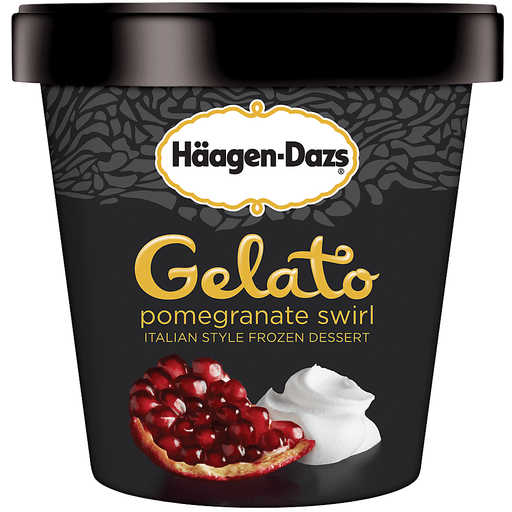 Haagen-dazs Pomegranate Swirl Gelato 14 Fl. Oz. Carton