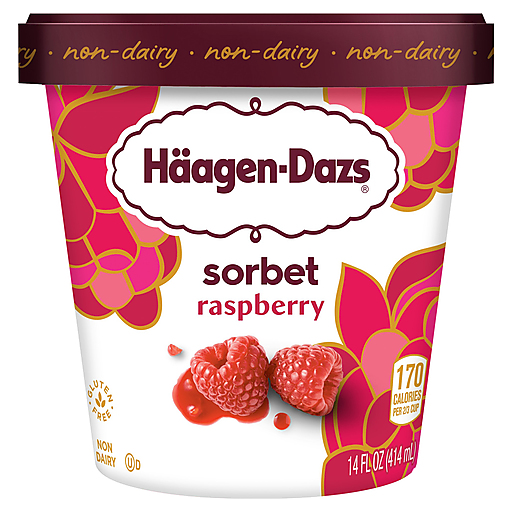 Haagen-Dazs Sorbet, Raspberry 14 Fl Oz
