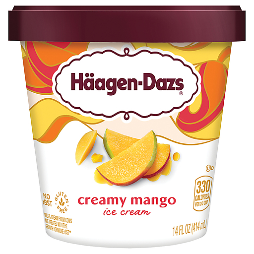 Haagen-Dazs Destination Series Mango Ice Cream 14 Oz