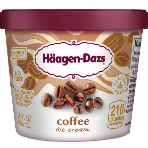 Haagen-Dazs Coffee Ice Cream Cup 3.60 Fl Oz