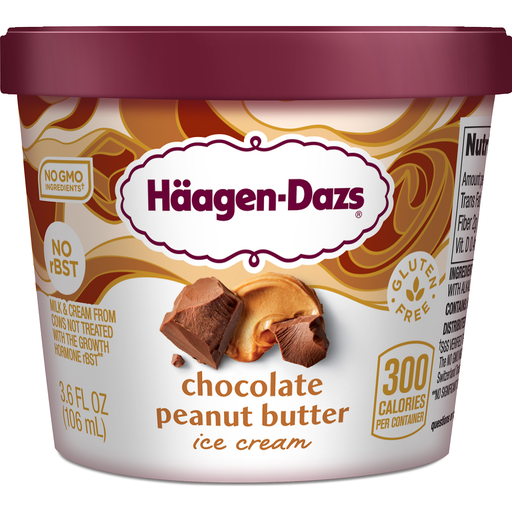 Haagen-Dazs Chocolate Peanut Butter Ice Cream Cup