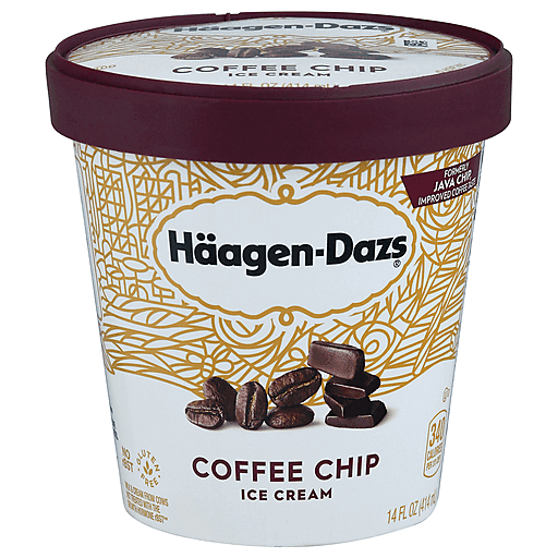 Haagen-Dazs Coffee Chip Ice Cream 14 Fl Oz