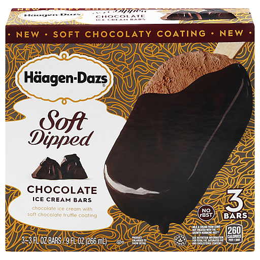 Haagen Dazs Soft Dipped Chocolate Ice Cream Bars