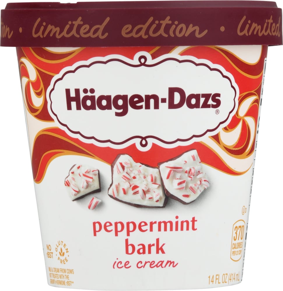 Haagen-Dazs Peppermint Bark Ice Cream 14 Fl Oz