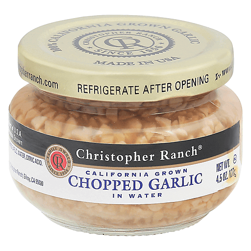 Christopher Ranch Chopped Garlic In Water 4.5 Oz