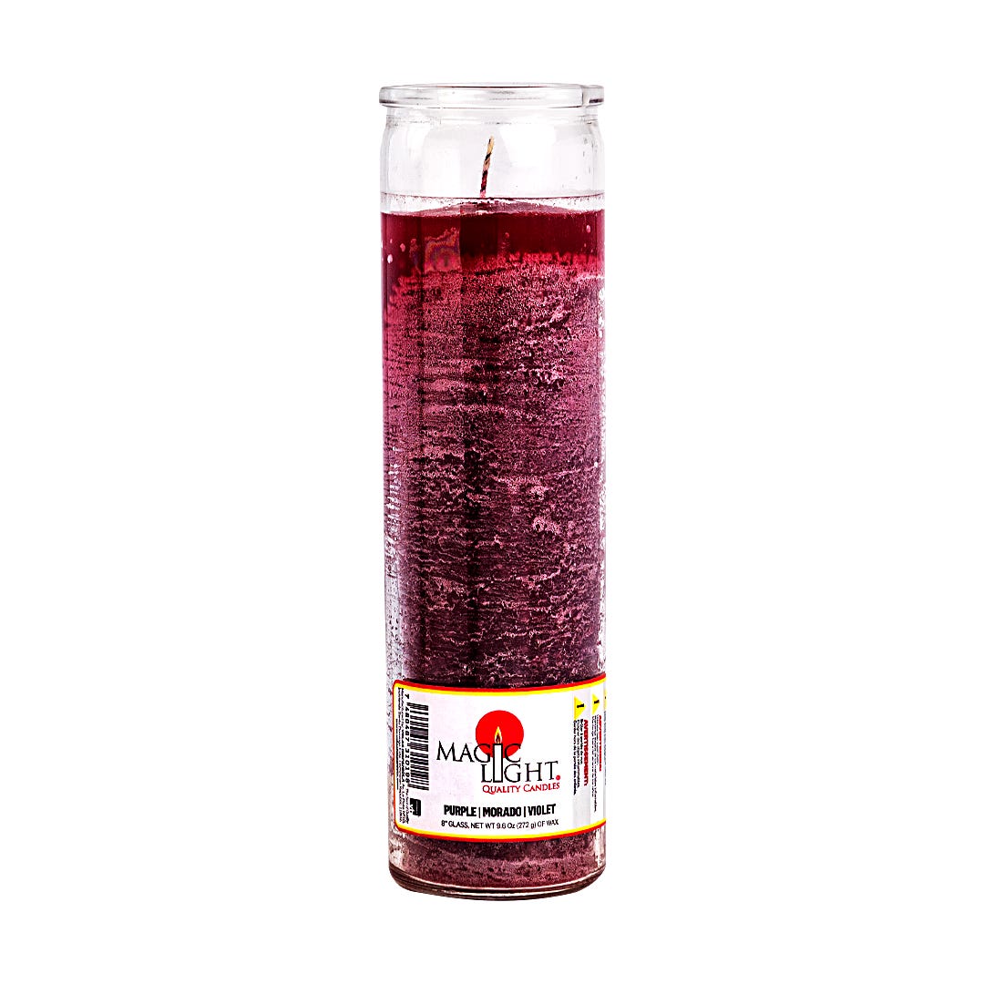 Ml Purple Candle