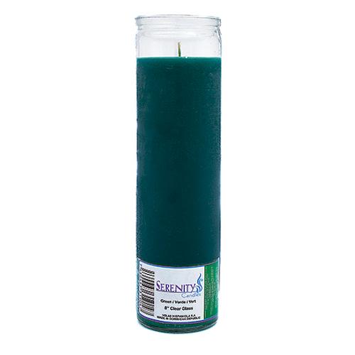 Prayer Serenity Candle 8' Green Color