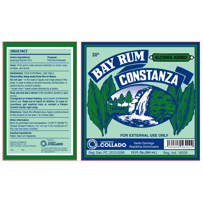 Collado Bay Rum Constanza Antiseptico