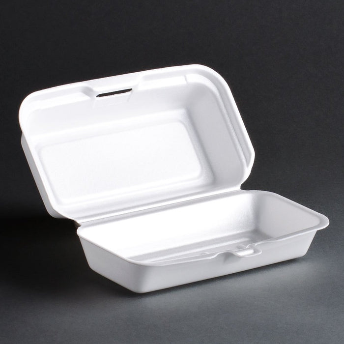 Termopac Foam Pac CG Box Hinged Lid Trays 50’s