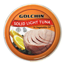 Golchin Solid Light Tuna In Vegetable Oil