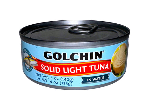 Golchin Solid Light Tuna In Water 5 Oz