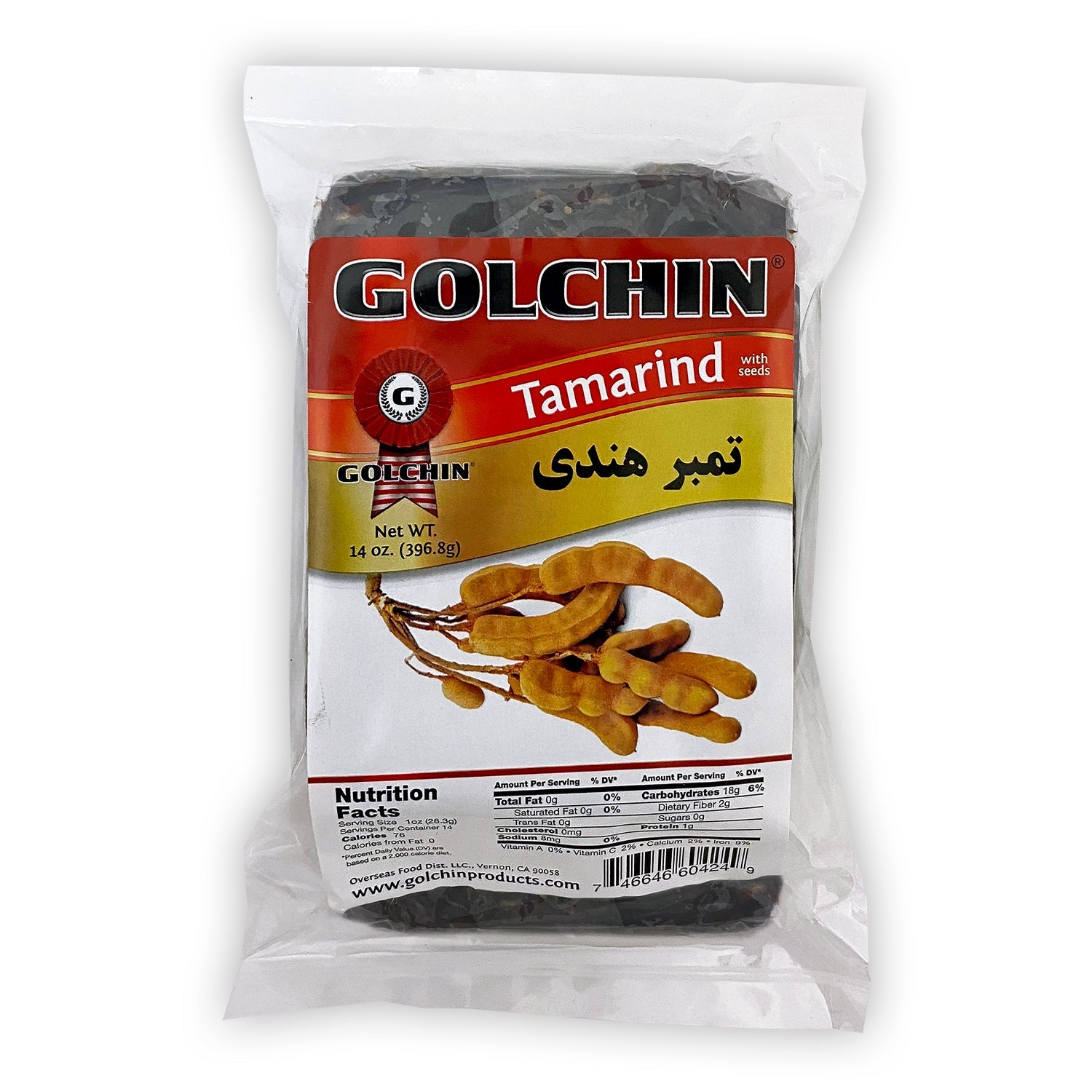 Golchin Tamarid With Seeds 12 Oz