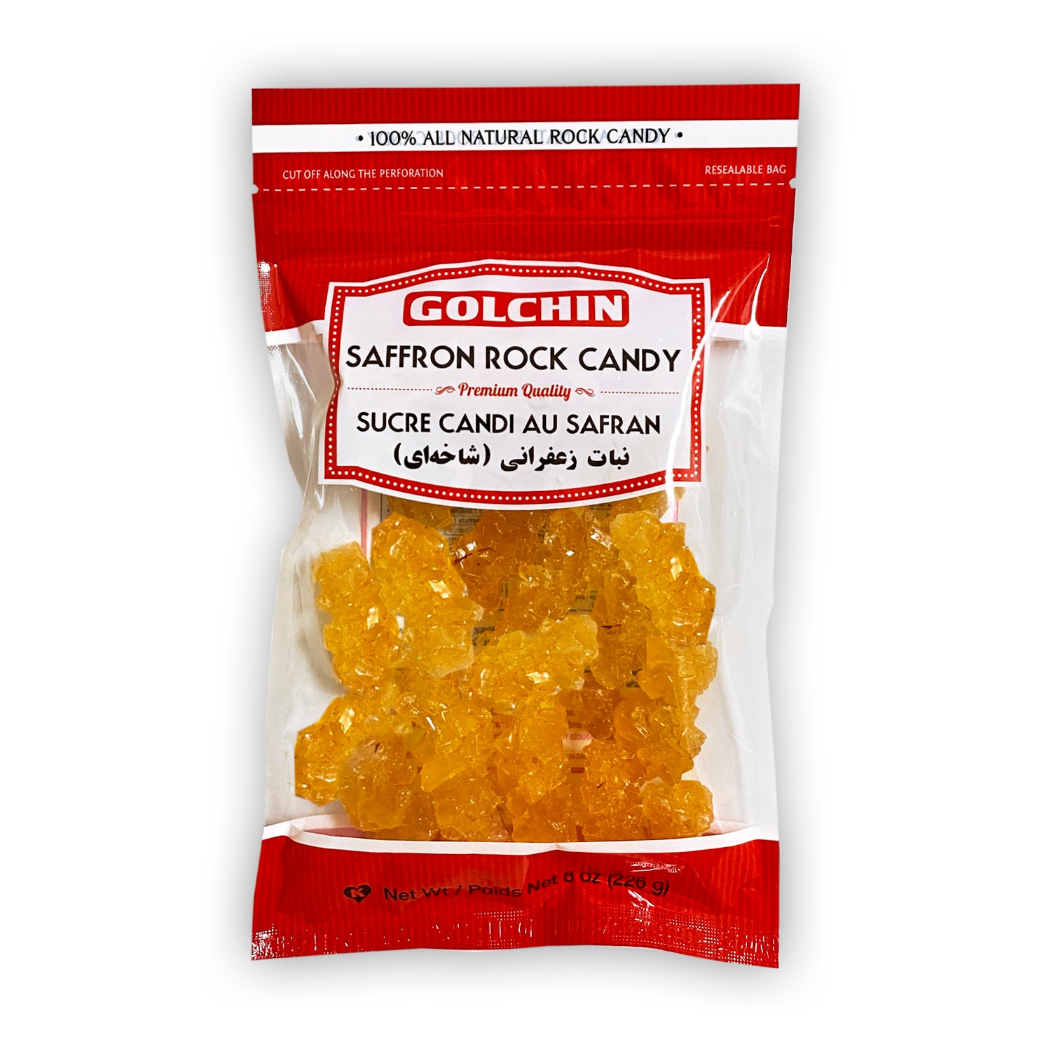 Golchin Saffron Rock Candy
