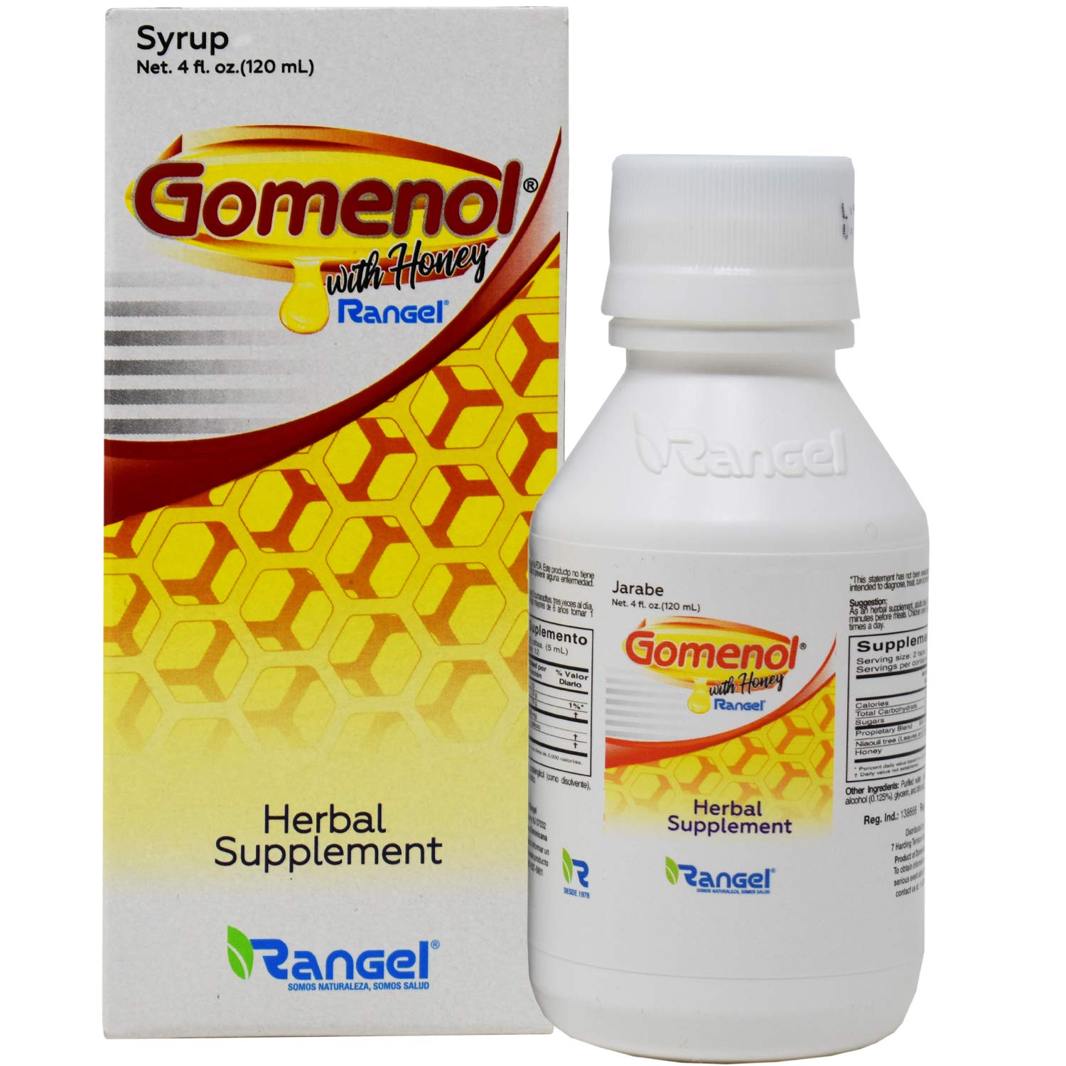 Gomenol Honey Rangel Herbal Supplement 4 Oz