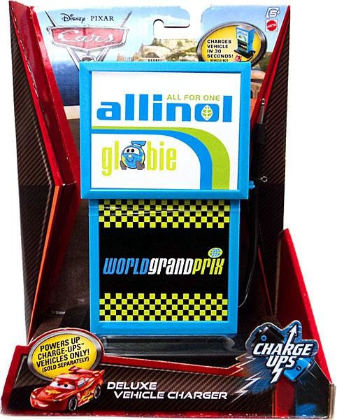 Disney / Pixar Cars 2 Charge Ups Allinol Deluxe Vehicle Charger Exclusive Diecast Car