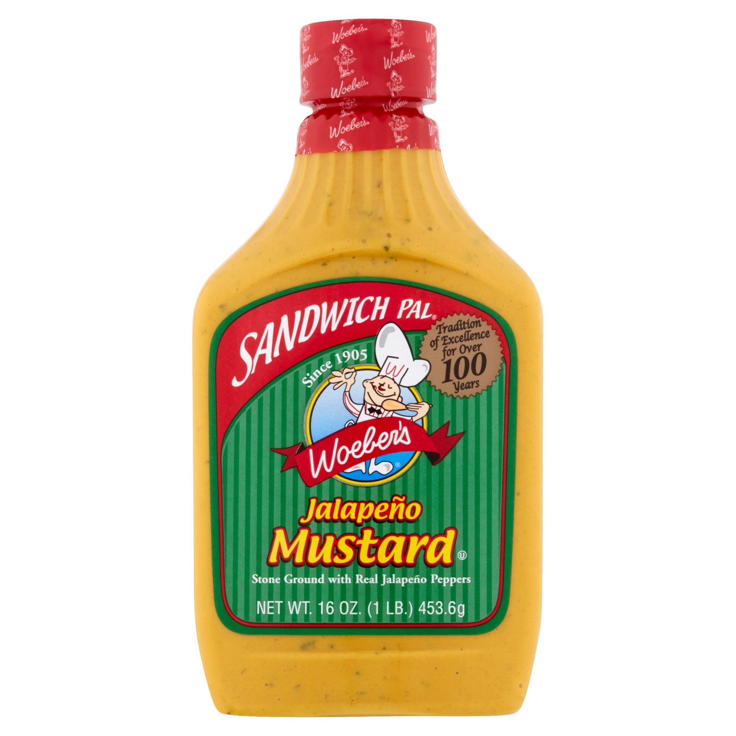 Woeber's Sandwich Pal Jalapeno Mustard 453.6g