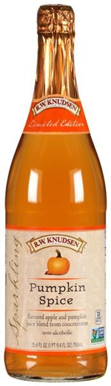 RW Knudsen Family Juice Blend, Pumpkin Spice, Sparkling 25.4 Fl Oz