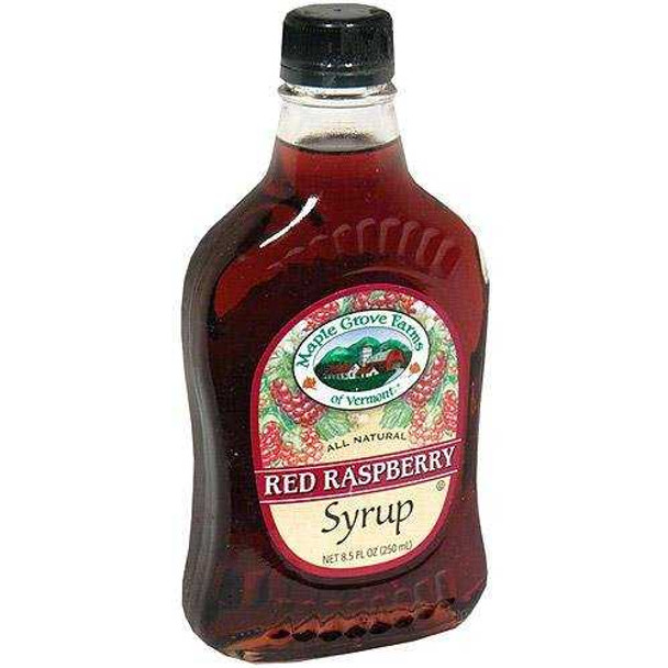 Maple Grove Farms Of Vermont Syrup, Red Raspberry 8.5 Fl Oz