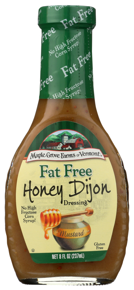 Maple Grove Fat Free Honey Dijon Dressing, 8 Oz