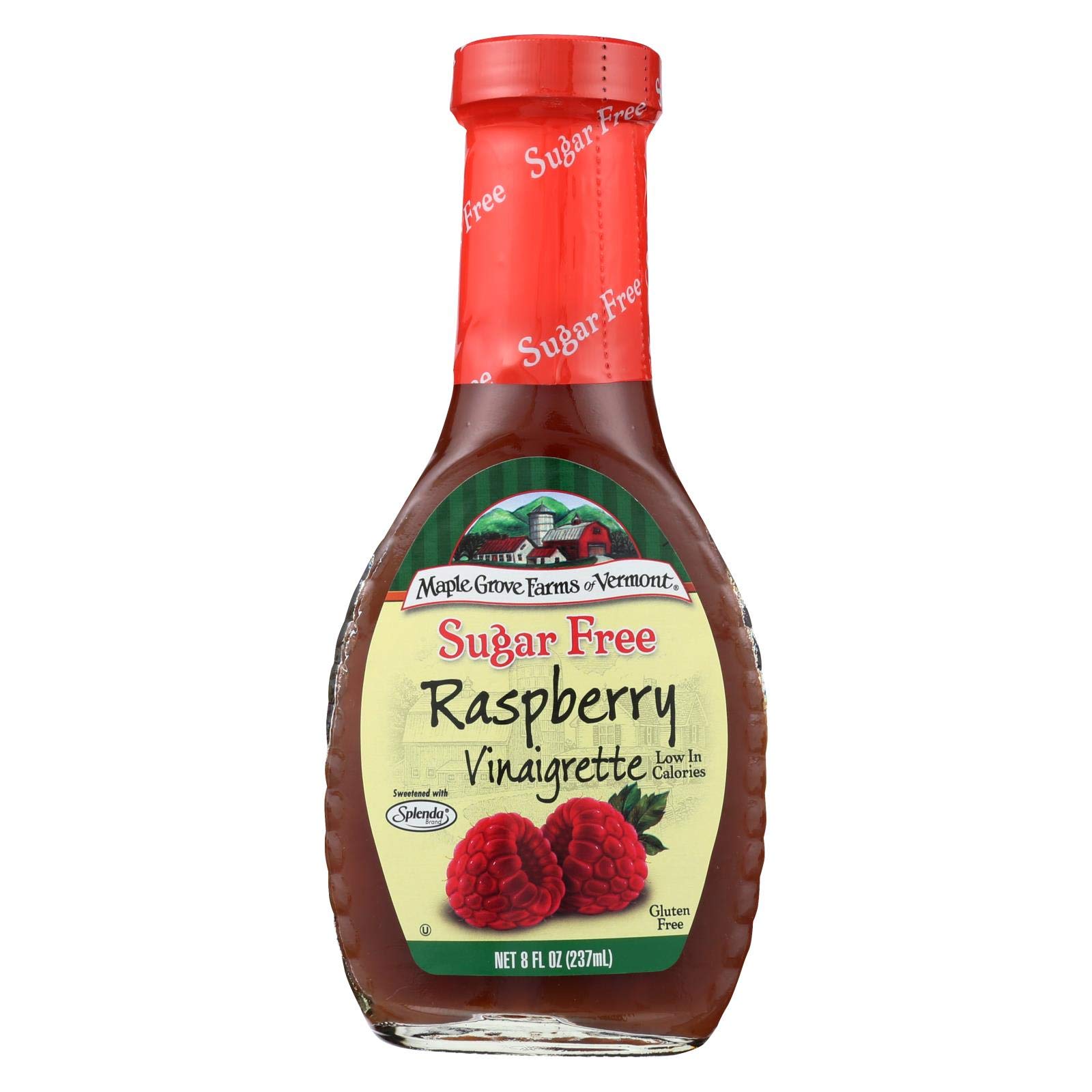 Maple Grove Farms Sugar Free Raspberry Vinaigrette Dressing 8.00 Fl Oz