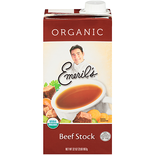 Emeril's Organic Beef Stock 32 Oz Brick