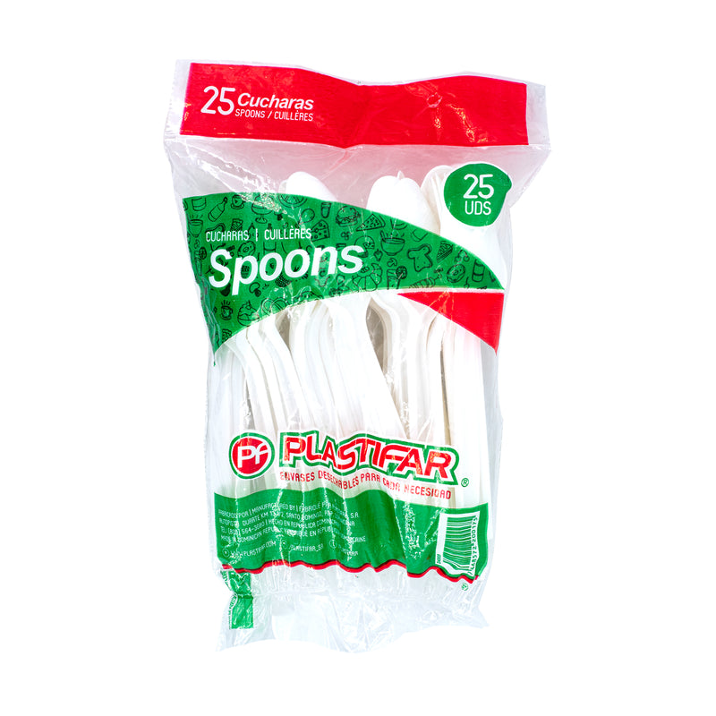 Plastifar Spoon Medium 25’sx40