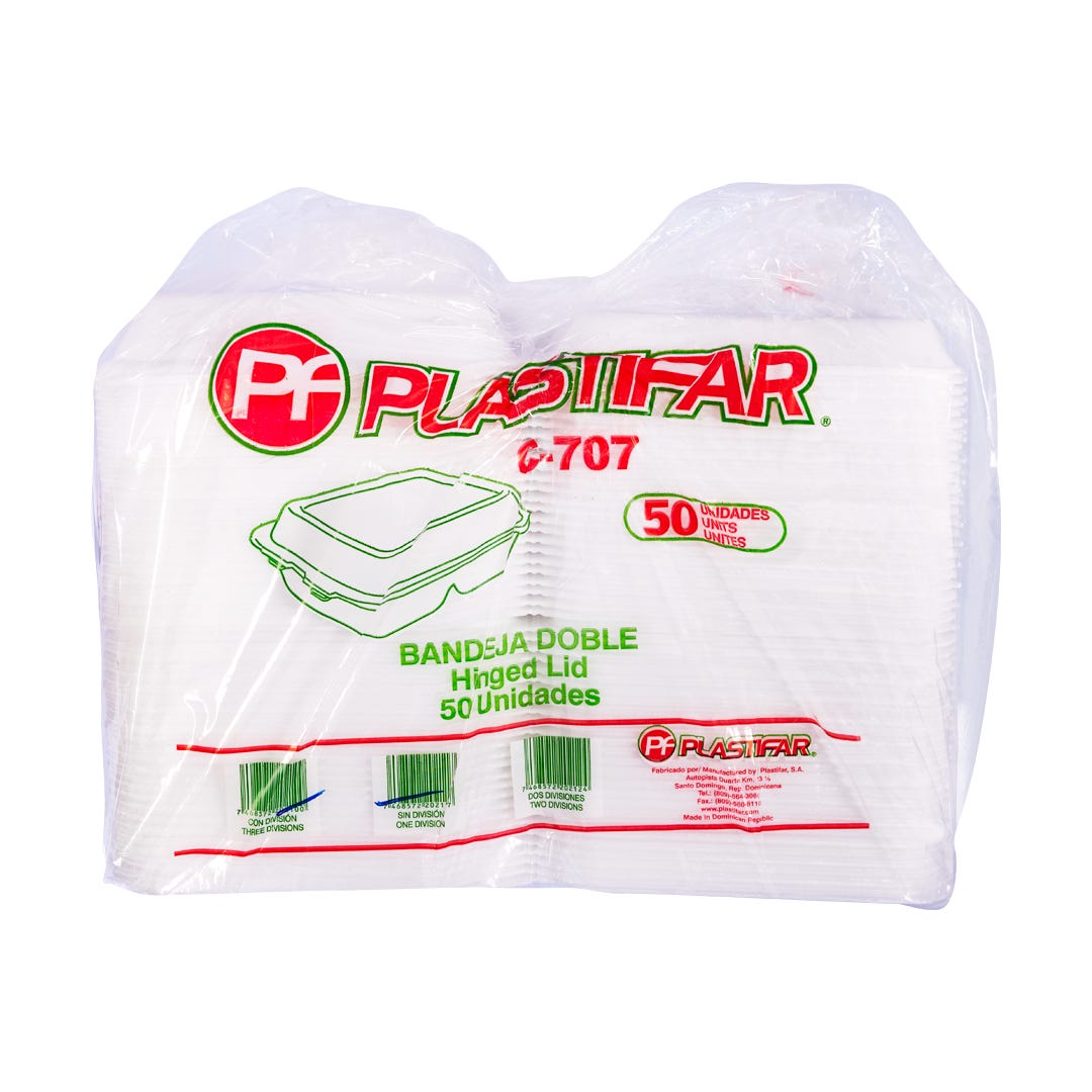 Dmart Plastifar Fiambrera C-707 2 Div 4/50