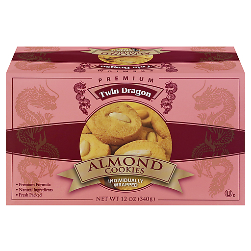 Twin Dragon Premium Almond Cookies 12 Oz