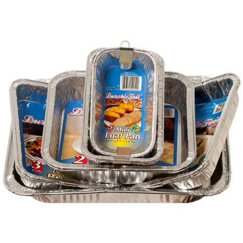 Durable Aluminum Bakeware Set Foil 7asst/ Display