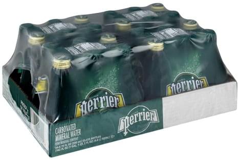 Perrier Water Sparkling Glass Bottle Deposit 100417