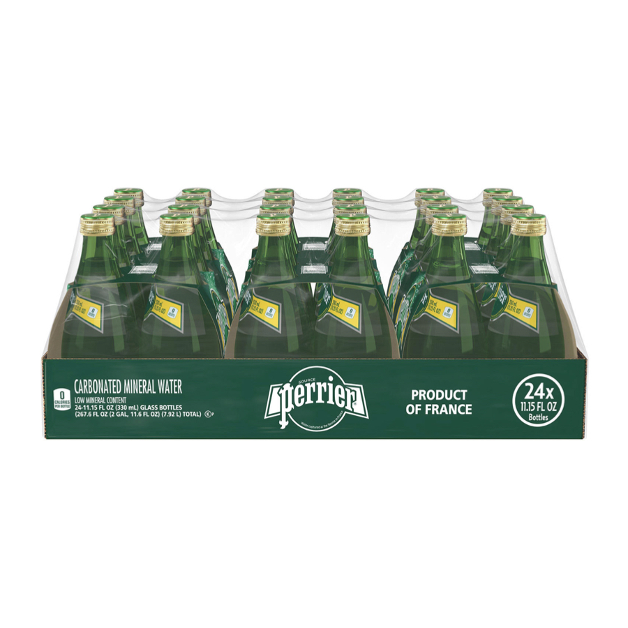 Perrier Sparkling Natural Mineral Water, 11 Oz Bottle