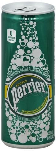 Perrier Natural Mineral Sparkling Water - 8.45 Oz