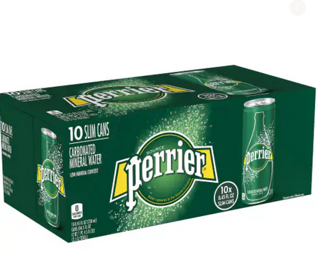 Perrier Carbonated Mineral Water 8.45 FL OZ