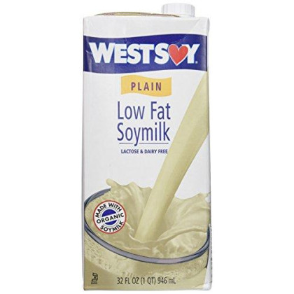 WestSoy Soymilk Drink Organic Low Fat Plain 32 Fl Oz