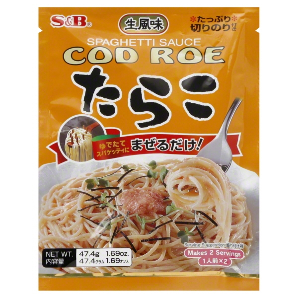 S&B Cod Roe Spaghetti Sauce - 1.69 Oz