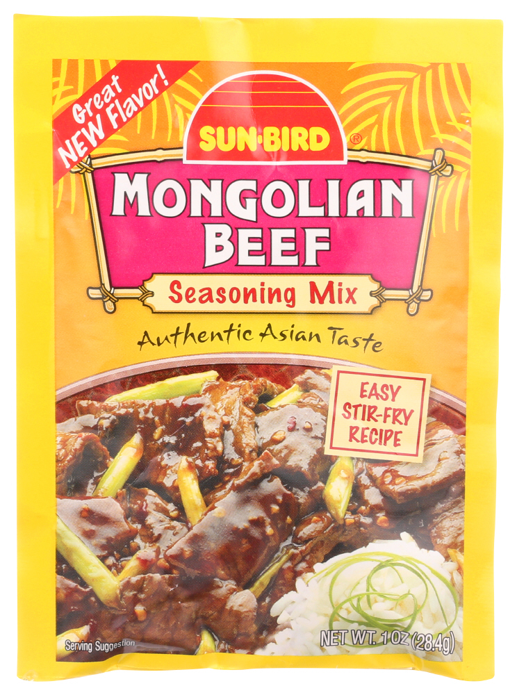 Sun Bird Seasoning Mix, Mongolian Beef 1 Oz
