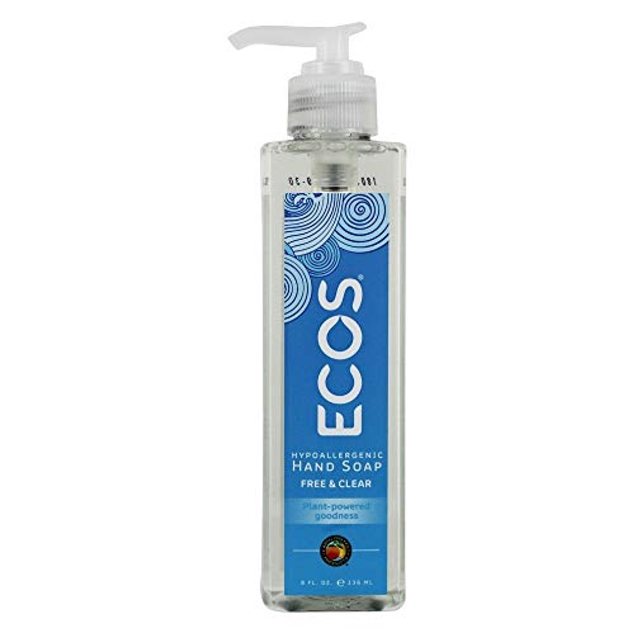 Earth Friendly Products Free And Clear ECOS Hand Soap 8 Fl. Oz