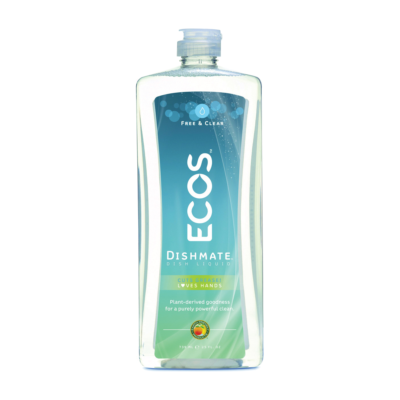 Ecos Plant Powered Free & Clear Dish Soap 25 Fl Oz