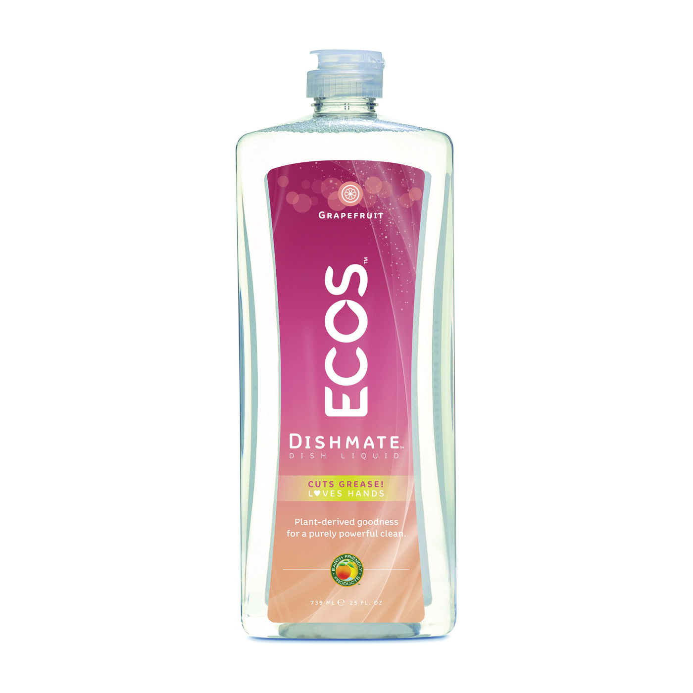 Ecos Earth Friendly Products Ultra Dishmate Dish Liquid Cleaner - Grapefruit 25.00 Fl Oz