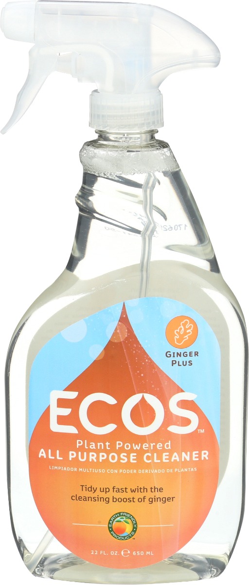 Ecos All Purpose Cleaner Ginger Plus, 22 Oz