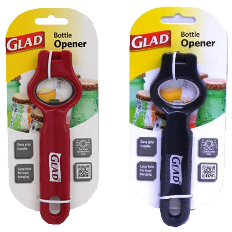 Glad Bottle Opener Red & Gray