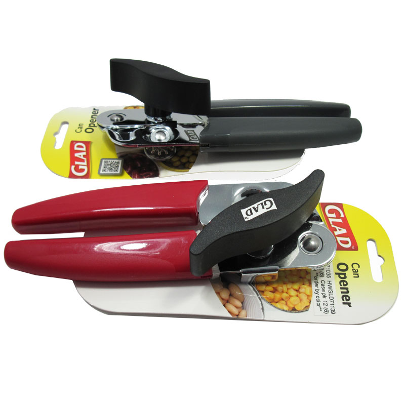Glad Can Opener Red And Gray Mix