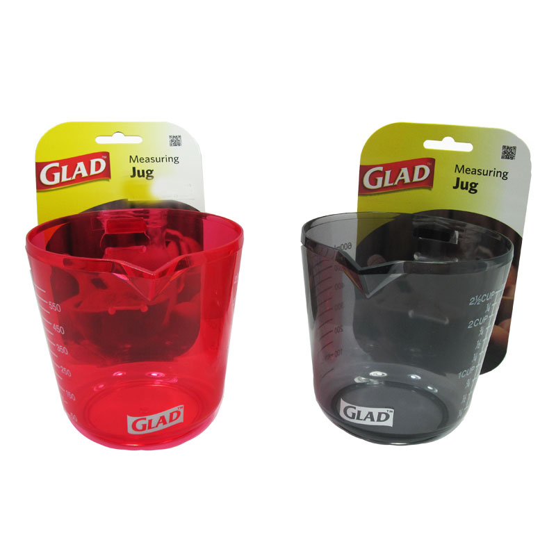Glad Measuring Jug Red & Gray Mix