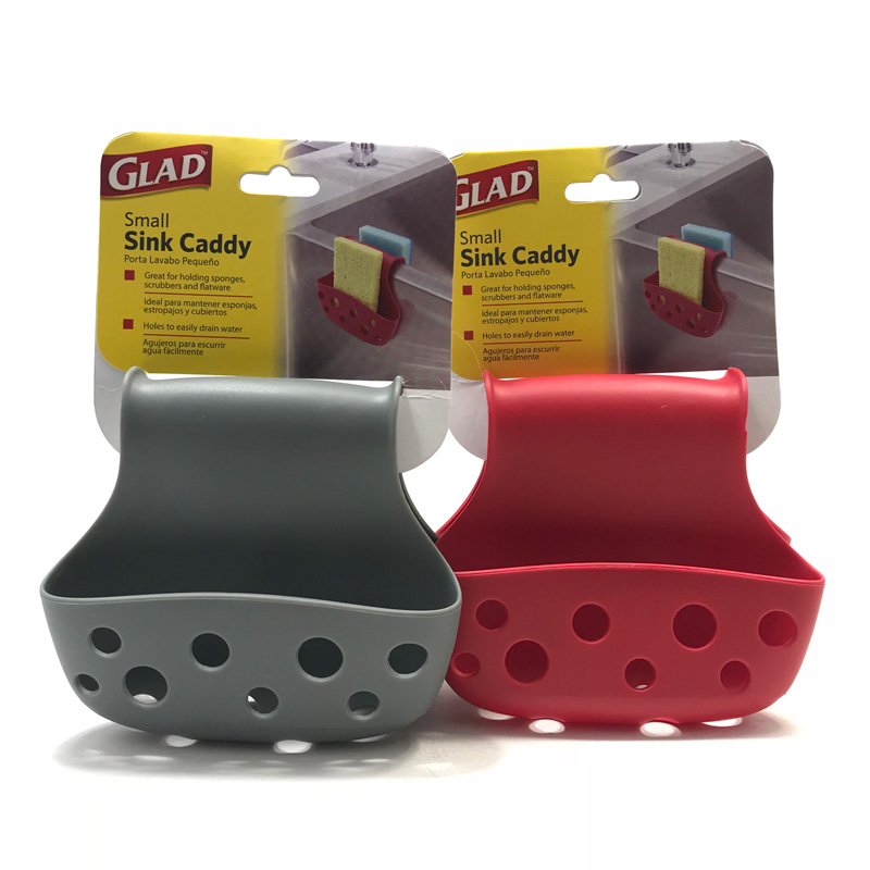 Glad Sink Caddy Red & Grey – Small